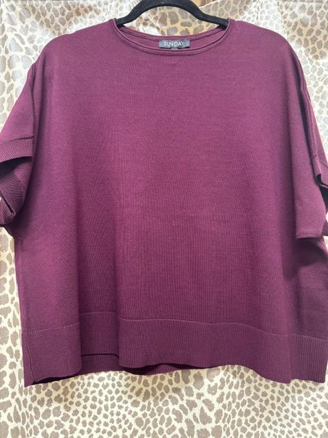 Sunday-Cap Sleeve Sweater