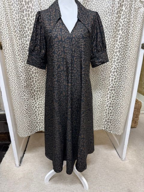 Lior-Amber Dress-Mocha Animal