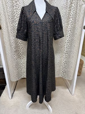 Lior-Amber Dress-Mocha Animal