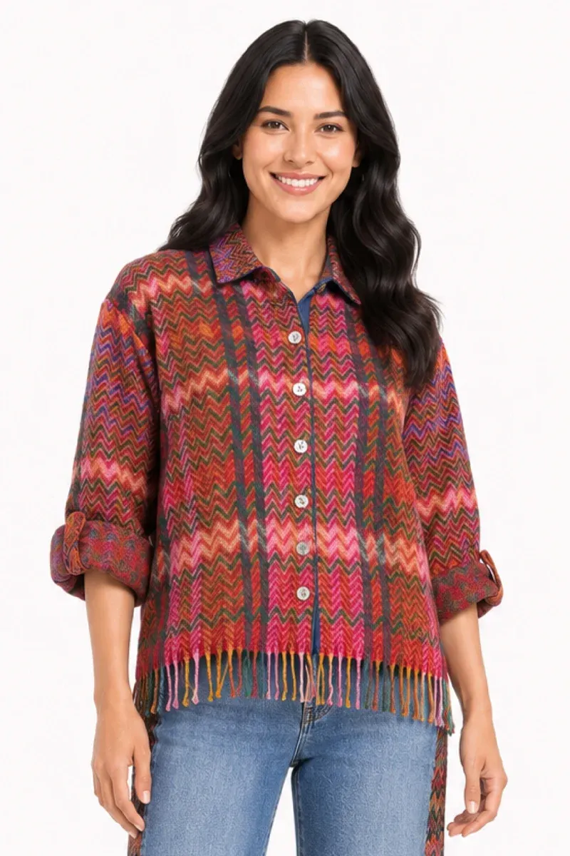 John Mark-Fringe Jacket