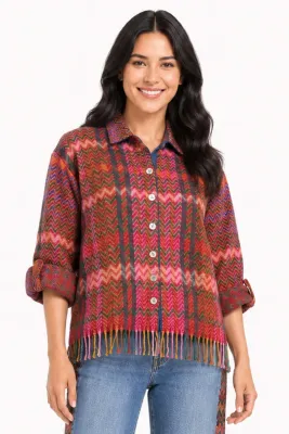 John Mark-Fringe Jacket