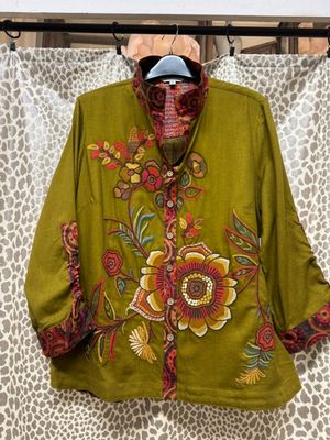John Mark-Olive Woven Shirt