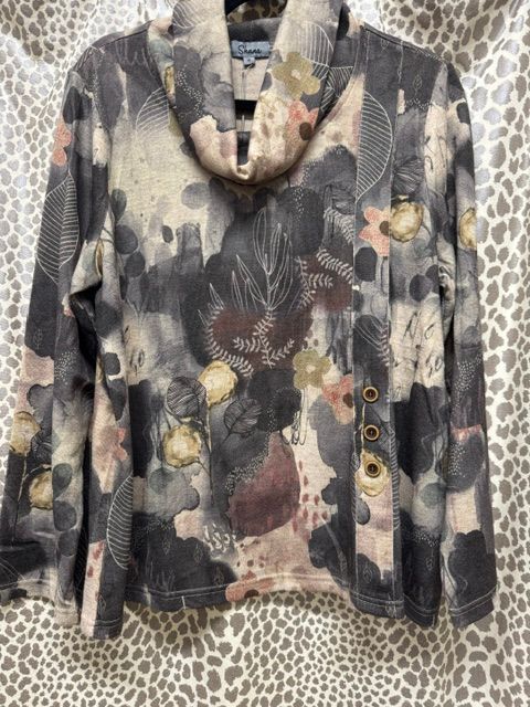 Shana-Cowl Top