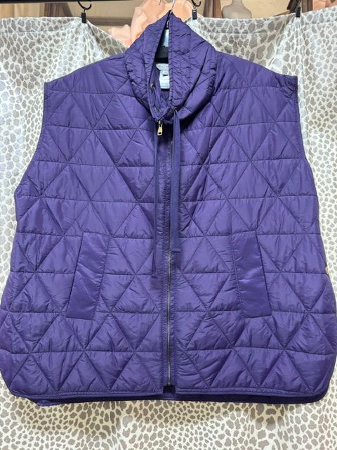 Multiples-Eggplant Vest