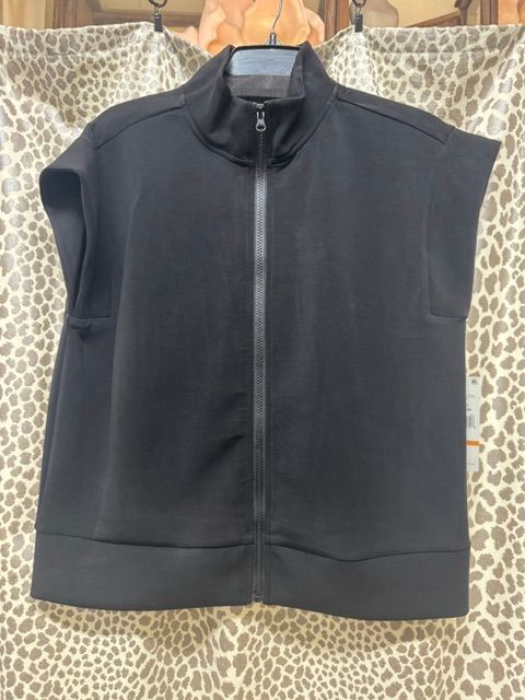 Multiples-Leisure Luxe Black Vest