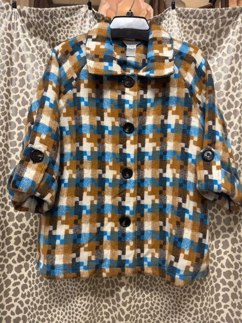 Multiples-Autumn Luxe Plaid Jacket