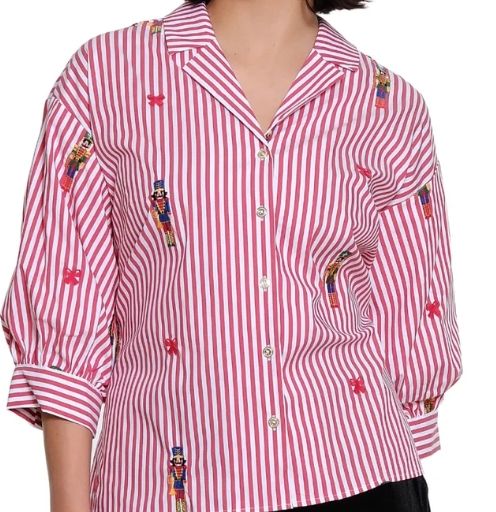 Tru Luxe-Nutcracker Blouse