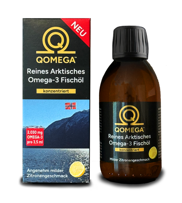 QOMEGA Reines Arktisches Omega-3 Fischöl konzentriert