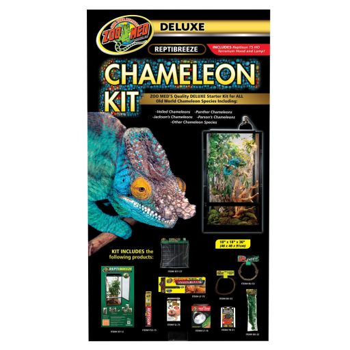 Zoo Med Laboratories 18 x 18 x 36 in. Deluxe Reptibreeze Chameleon Kit