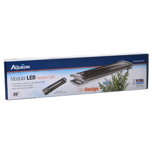 Aqueon Modular LED Aquarium Light Fixture 20 Fixture Slim Design