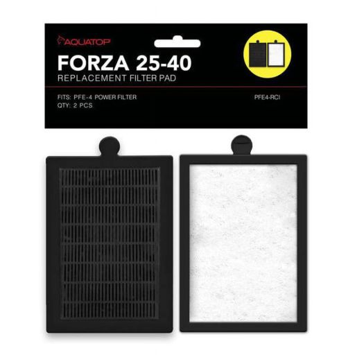 Aquatop Replacement Filter Insert with Activated Carbon for PFE-4  2-Pack FORZA PFE4-RCI