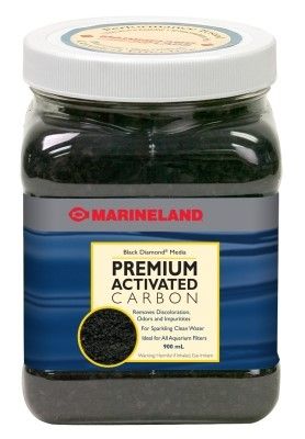 Marineland Black Diamond Premium Activated Carbon 40 Ounces  Filter Media for Aquariums