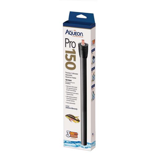 Aqueon Adjustable PRO Aquarium Heater Up to 55 Gallons  150 Watts