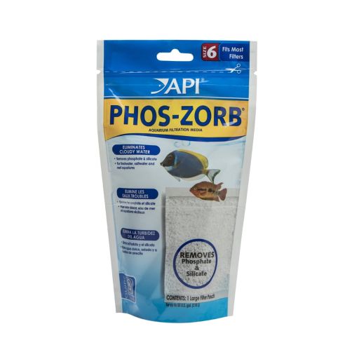 API Phos-Zorb Size 6  Aquarium Canister Filter Filtration Pouch  1-Count
