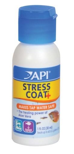API Stress Coat + Fish and Tap Water Conditioner - Aquarium Water Enhancer Fish Health Booster
