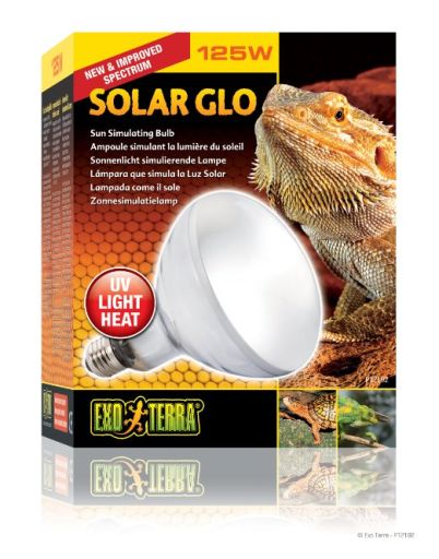 Exo Terra Solar-Glo High Intensity Self-Ballasted Uv/Heat Mercury Vapor Lamp  125-Watt