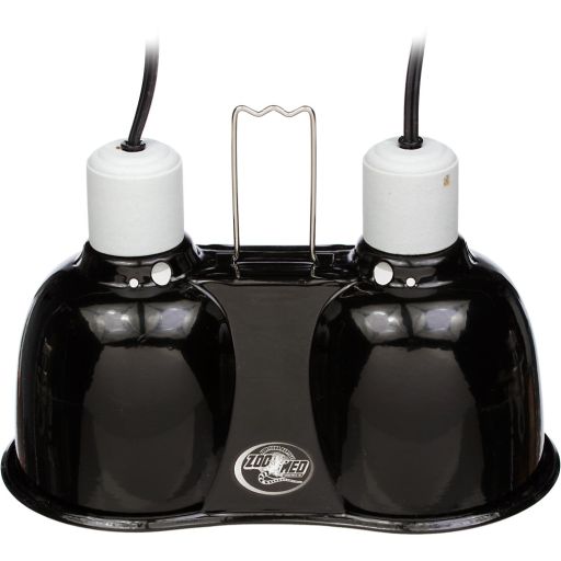 Zoo Med Mini Combo Deep Dome Dual Lamp Fixture  100 Watt