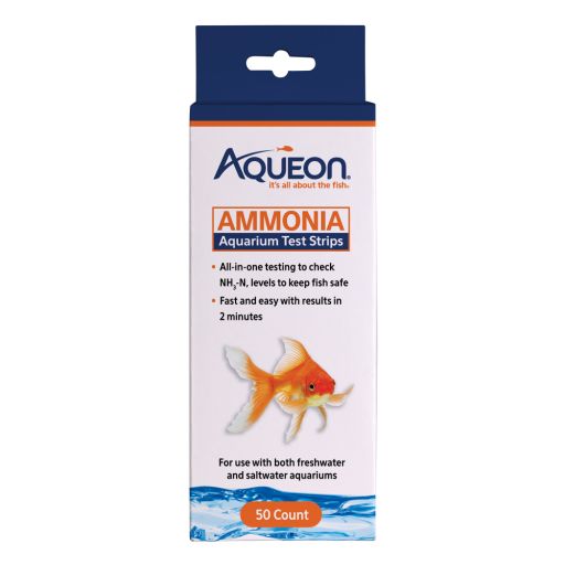 Aqueon Ammonia Aquarium Test Strips 50 Count