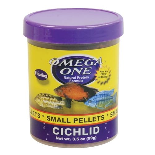 Omega One Cichlid Pellets - Small - 3.5 oz