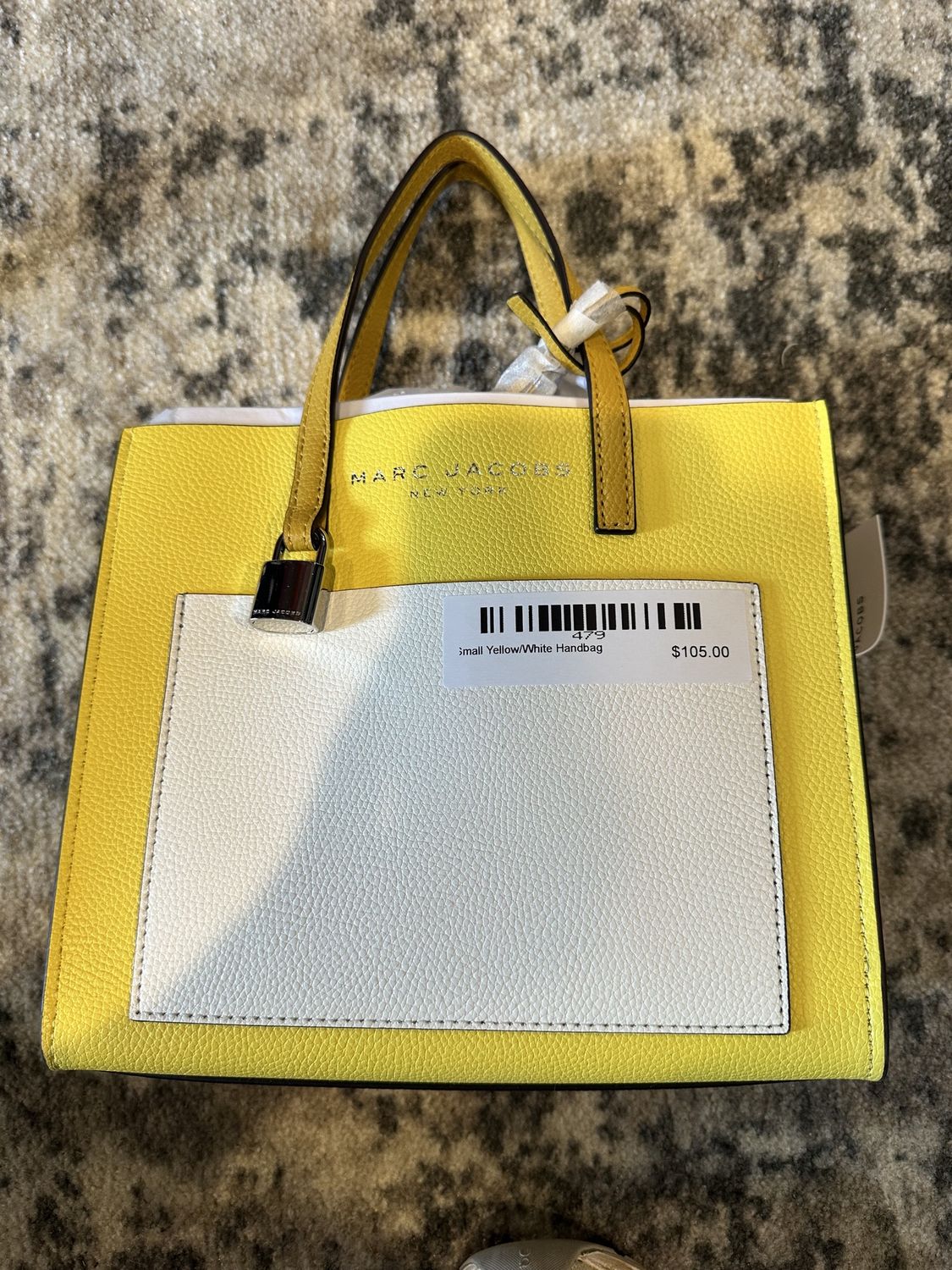 Small Yellow/White Handbag