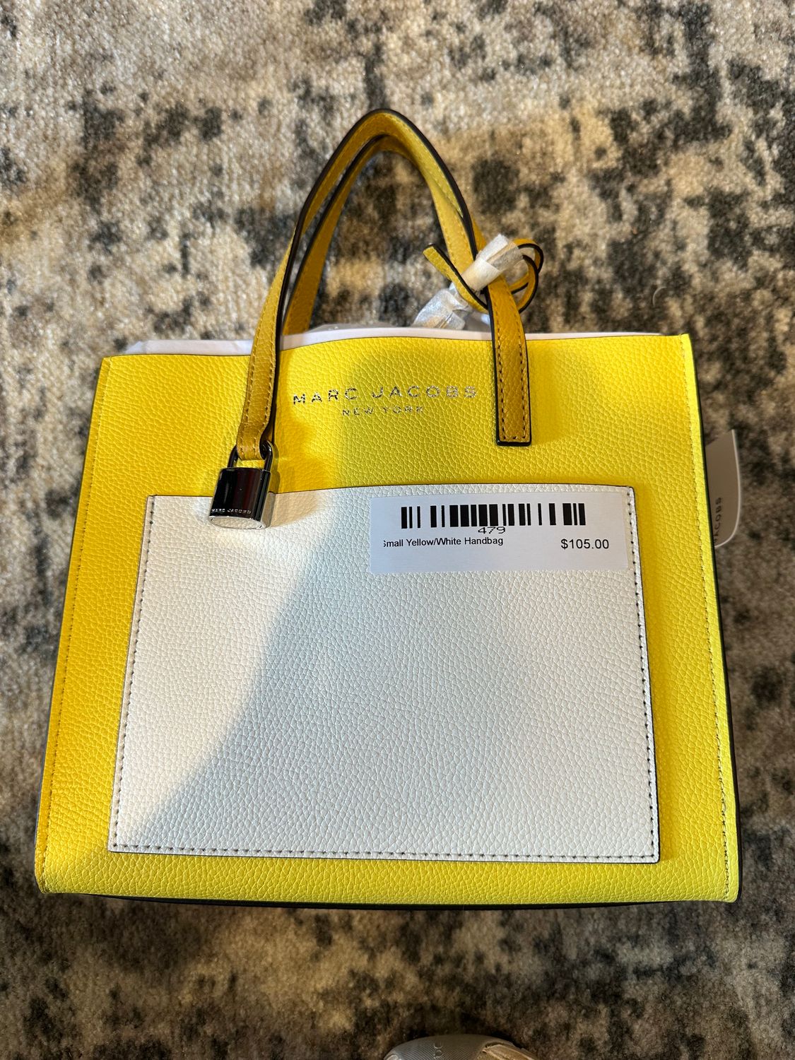 Small Yellow/White Handbag