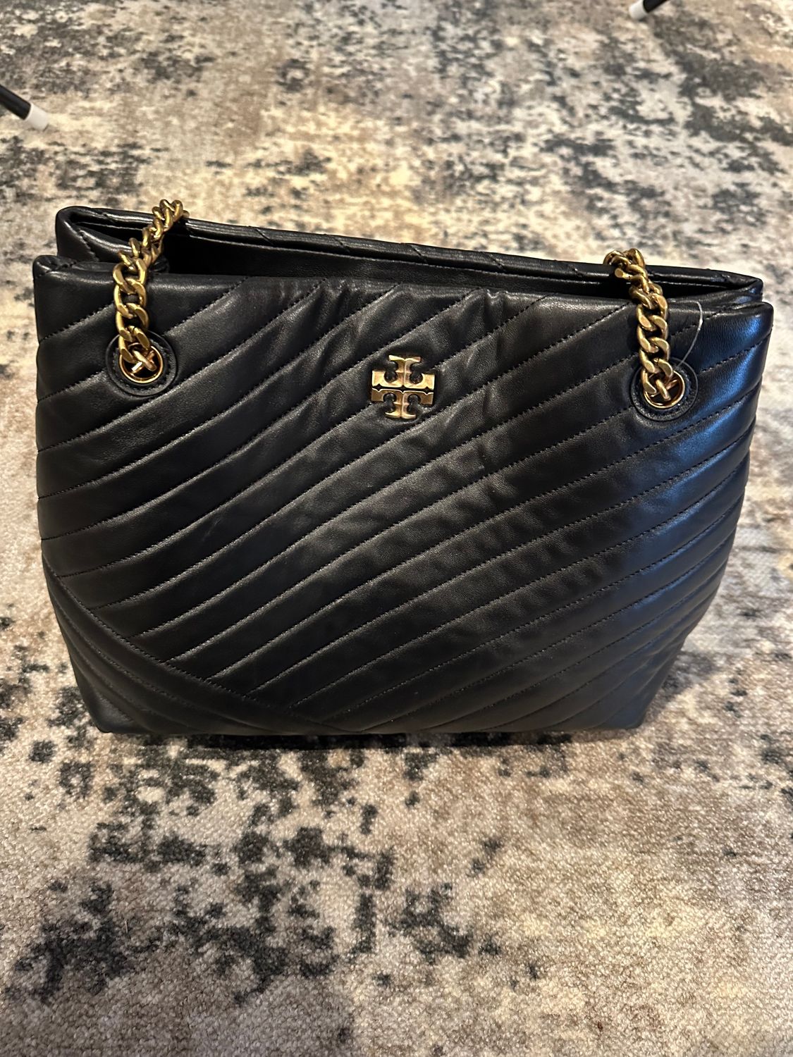 Black Leather Shoulder Bag