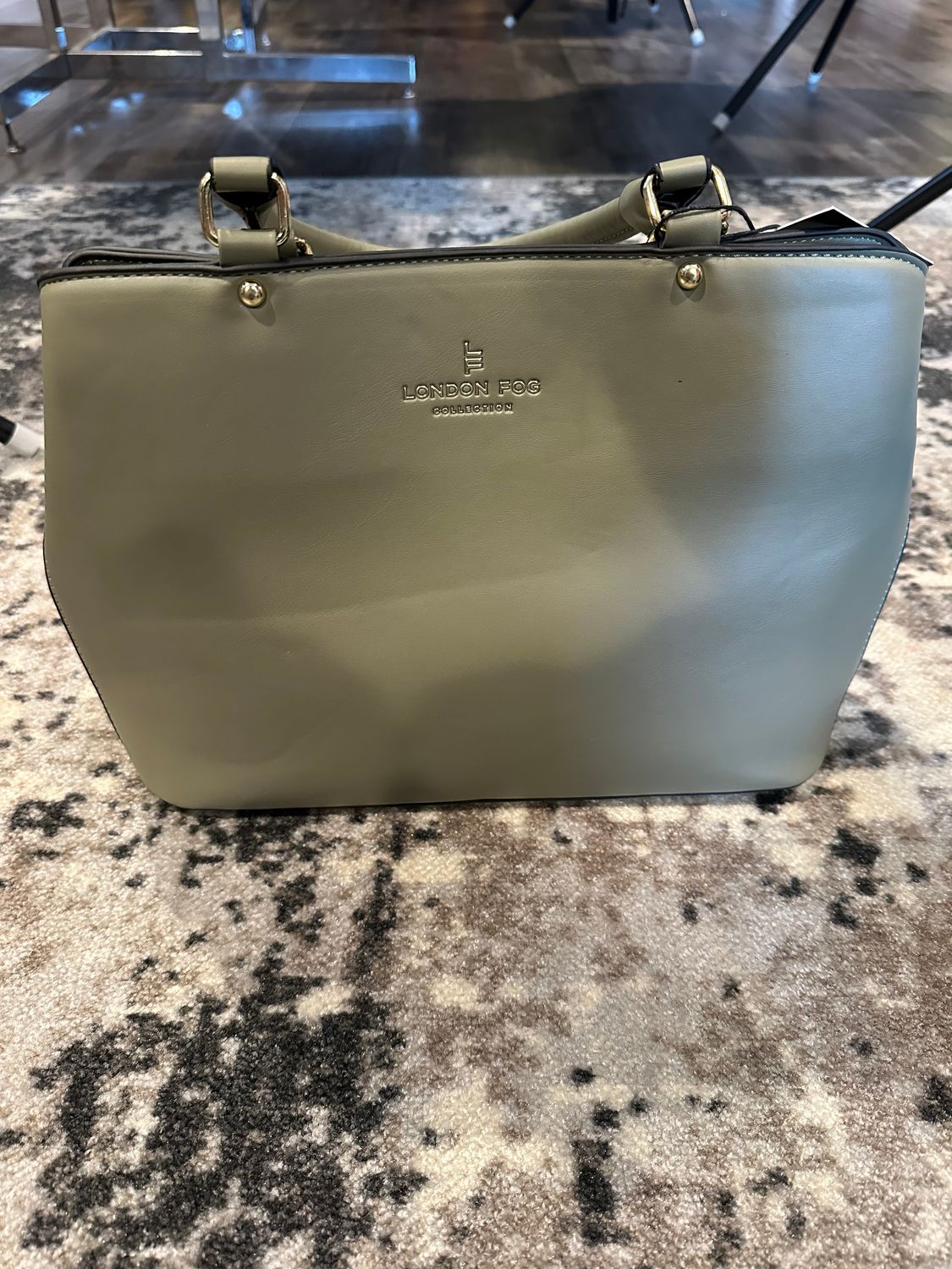 Olive Smooth Satchel