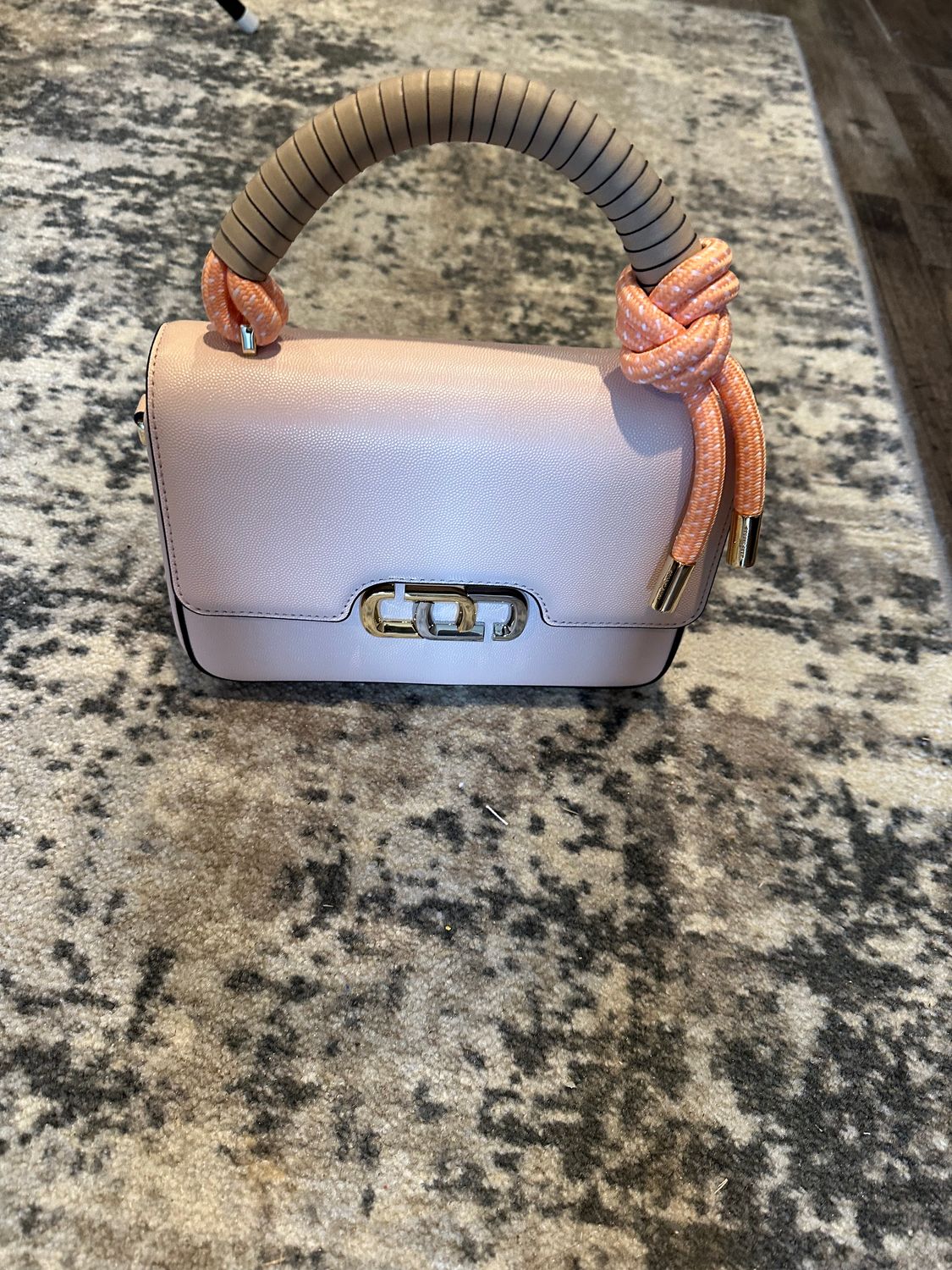 Small Apricot Beige Handbag/Crossbody
