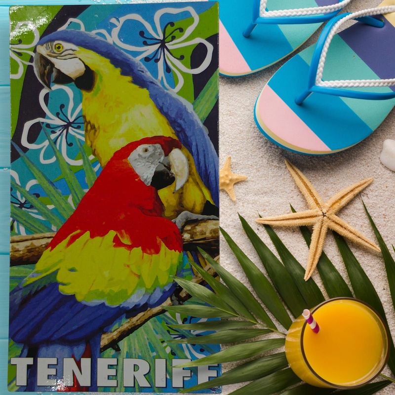 Toalla Tenerife loros