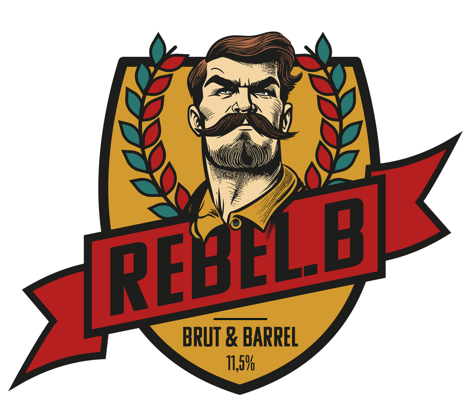 Rebel.B - Bourbon Barrel-aged 1 x 33cl.