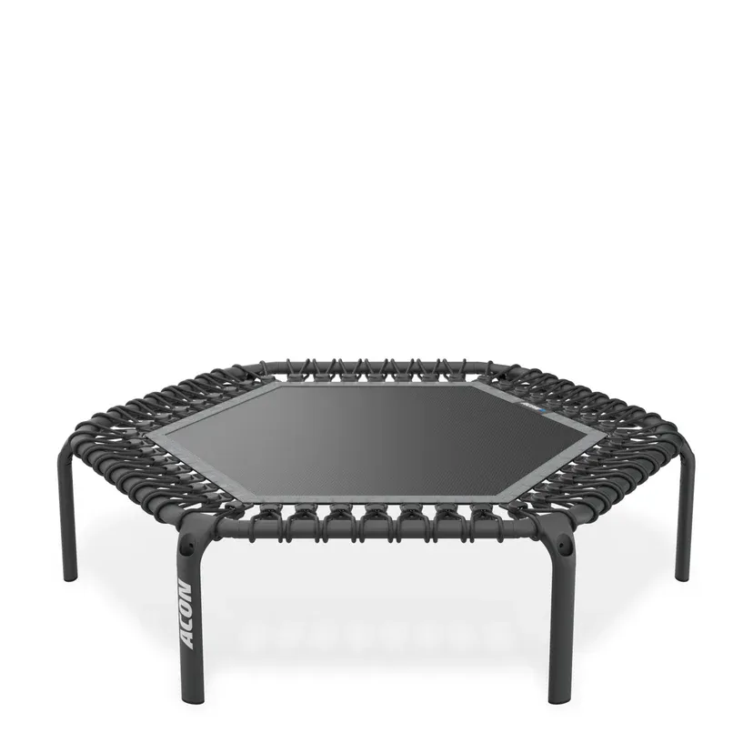 ACON 54" Hexagon Fitness Trampoline, Color: Black