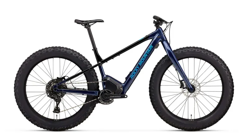 2024 Blizzard PP A30 Blue/ Black Med/16.5 2024 Rocky Mountain Blizzard PP A30 Ebike with Dyname