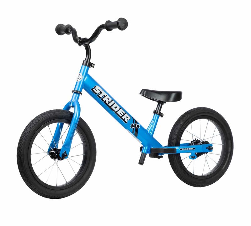 Strider 14X Classic Balance Bike Strider 14x Balance Bike Blue without pedals