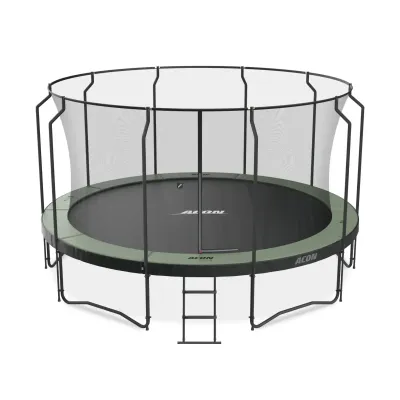 ACON Air 15 ft Round Trampoline with Net and Ladder Premium ACON Air Round 15' Trampoline with Net and Ladder Premium