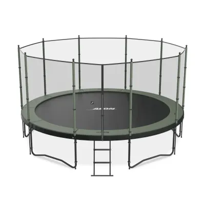 ACON Air 15 ft Round Trampoline with Net and Ladder Standard ACON Air Round 15' Trampoline with Sandard Net and Ladder