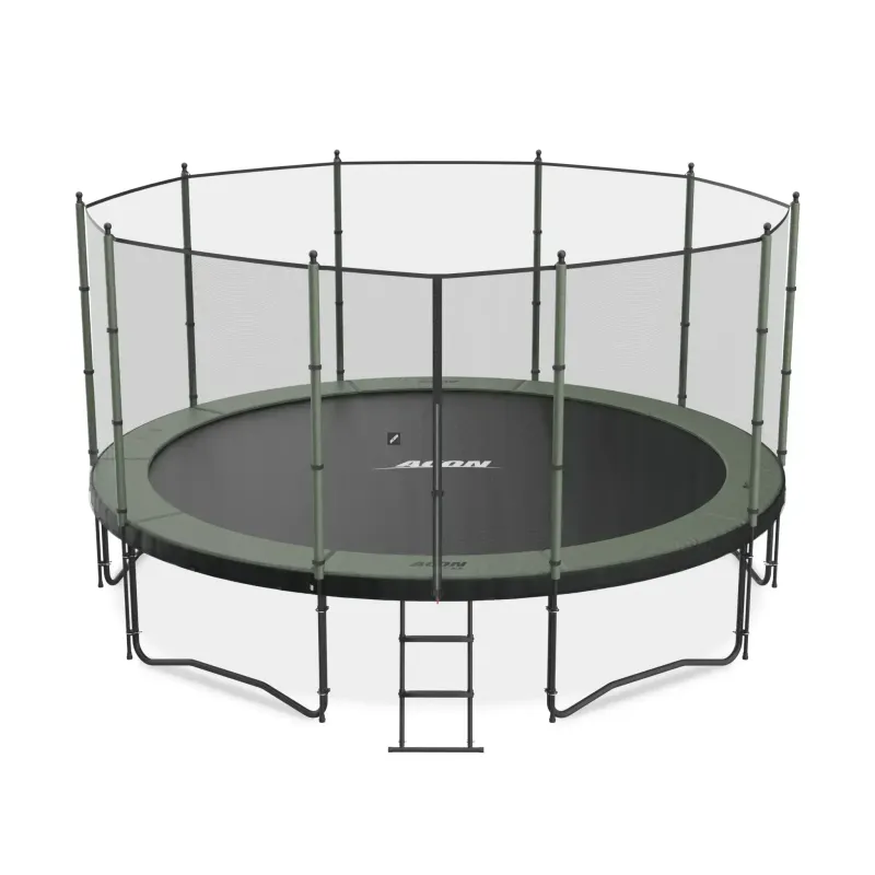 ACON Air 15 ft Round Trampoline with Net and Ladder Standard ACON Air Round 15' Trampoline with Sandard Net and Ladder