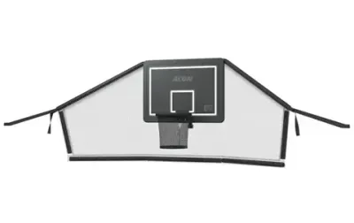 Acon round trampoline basketball hoop and backnet