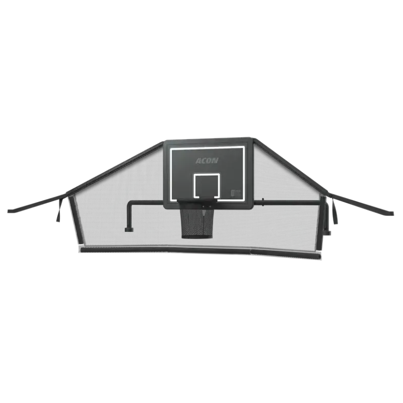 ACON Basketball Hoop and Backnet for Rectangular Tramp Acon basketball hoop with backnet for trampoline