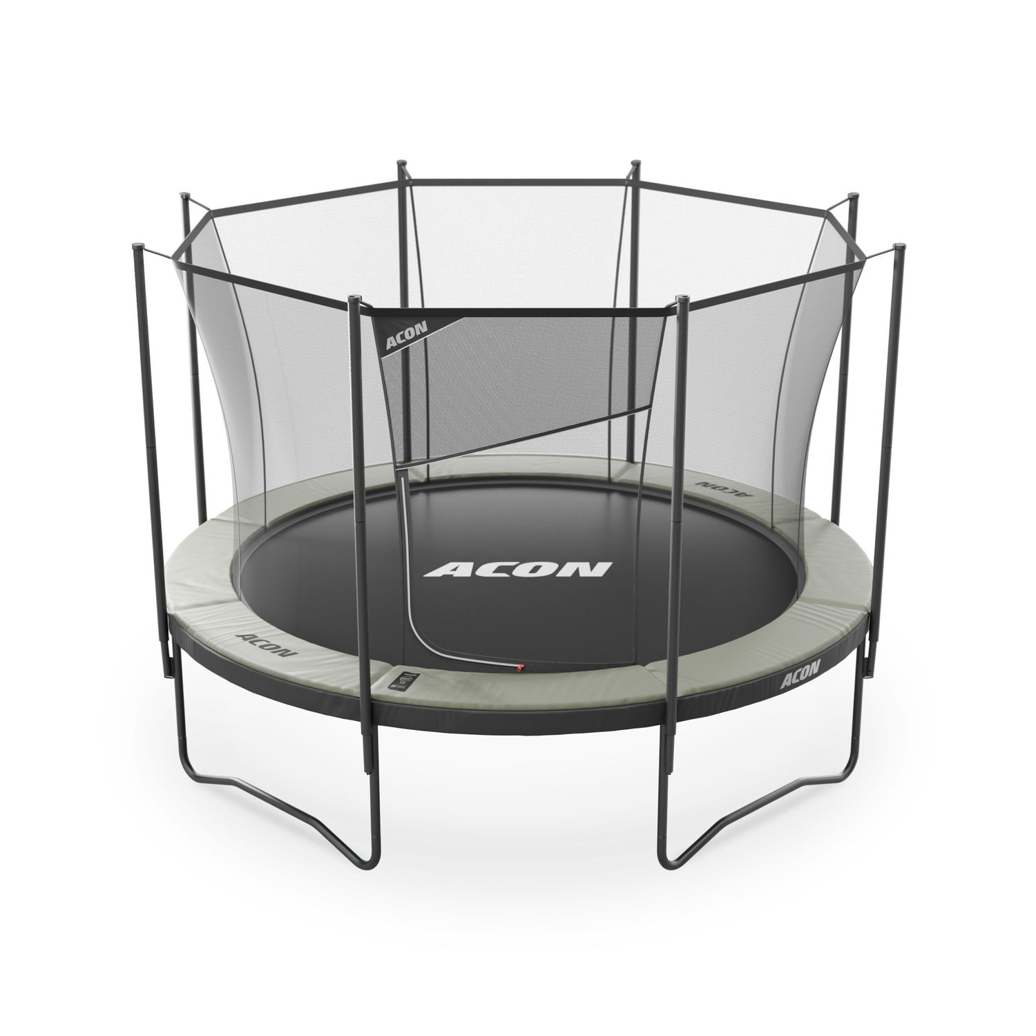 ACON Air 12 ft Round Trampoline with Net and Ladder GEN 2.0