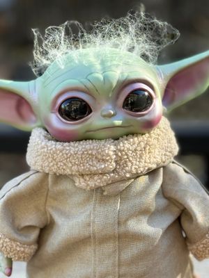 Custom Grogru Baby Yoda Doll Mandolorian Star Wars Stuffed Plush 11"