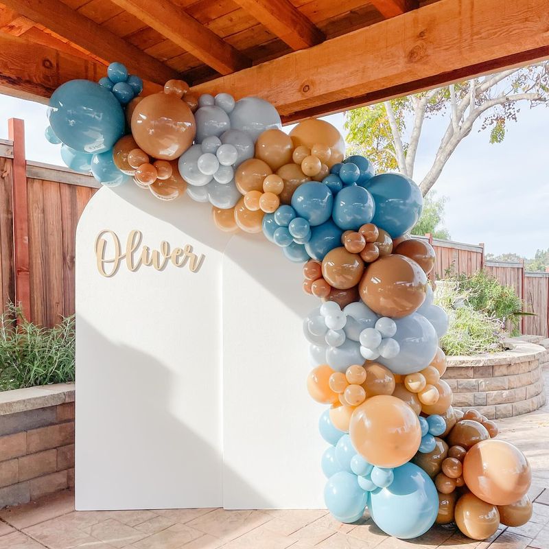 Custom Wood Sign 7ftx4ft Chiara + Moon Arch Package