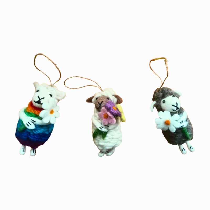 Felt Hanging Sheep