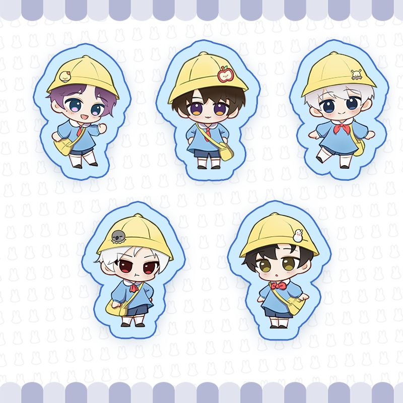 [5CM] Love &amp; Deepspace Rainbow Acrylic Block