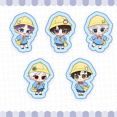 [5CM] Love &amp; Deepspace Rainbow Acrylic Block