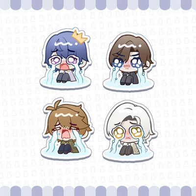 Tears of Themis Crying Standees