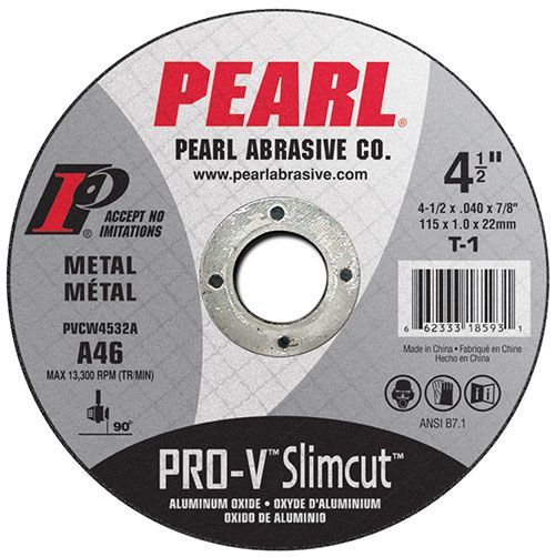 4-1/2 x .040 x 7/8 SlimCut Pro-V™ Cutting Disc, PVCW4532A ( 25/box )