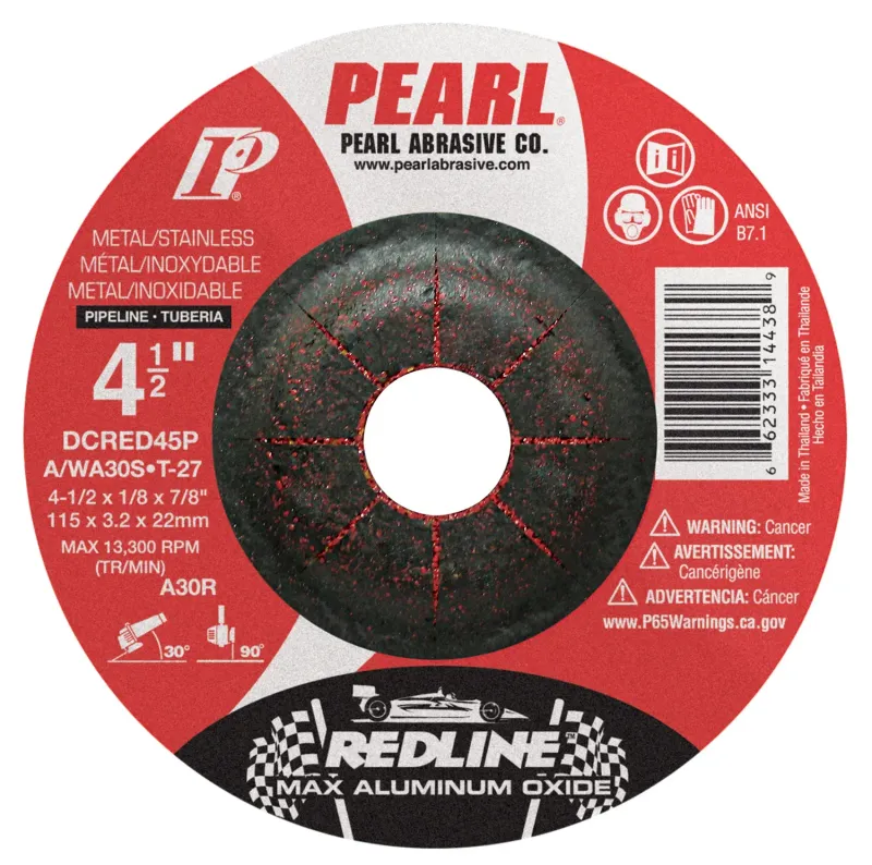 Grinding Disc 4-1/2" x 1/8" x 7/8" Redline ( 25/pk )