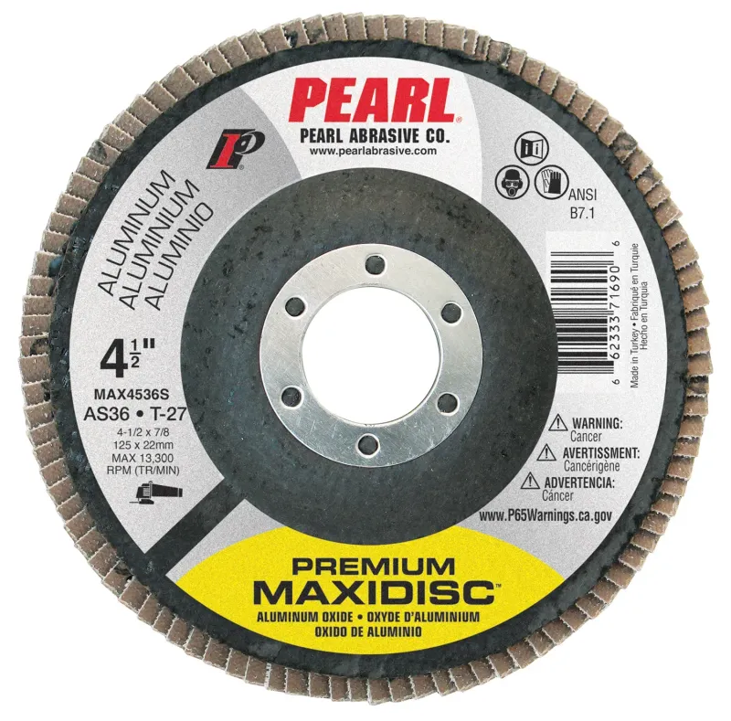 Flap Disc 4-1/2" x 7/8" Aluminum ( 10/pk )