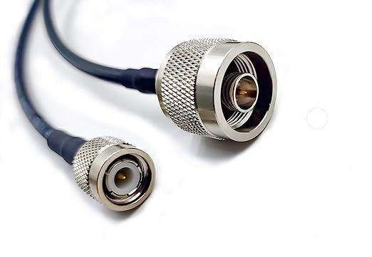 N-Male to TNC-Male - 3 Feet - Times Microwave LMR195/LMR-195 Low Loss 50ohm Coaxial Cable