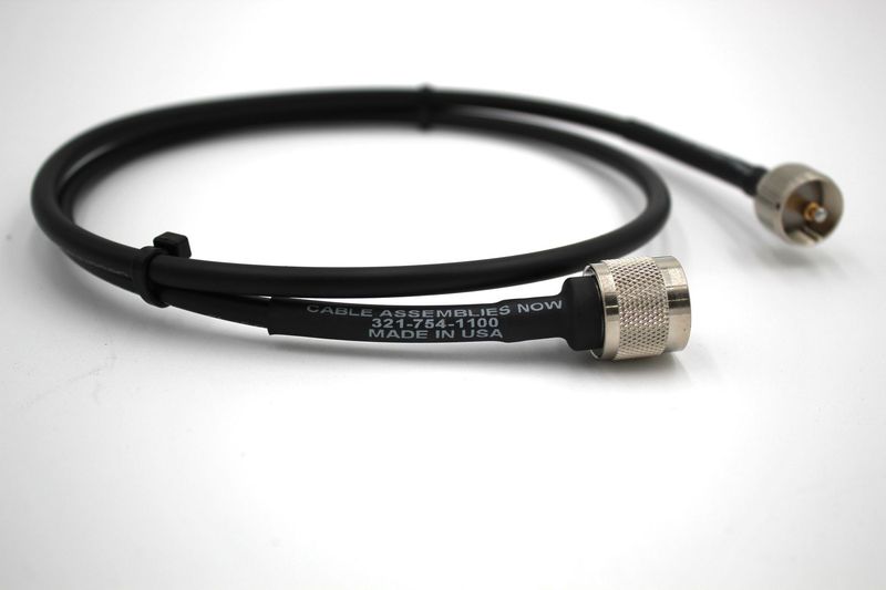 CAN-240 with N-Male to UHF-Male Connections, 6 Feet Length